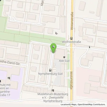 Standortübersicht der Tankstelle SWM Versorgungs GmbH in 80639 München