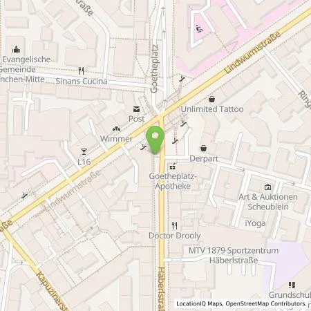 Standortübersicht der Tankstelle SWM Versorgungs GmbH in 80337 München