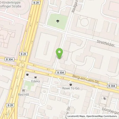 Standortübersicht der Tankstelle SWM Versorgungs GmbH in 81637 München