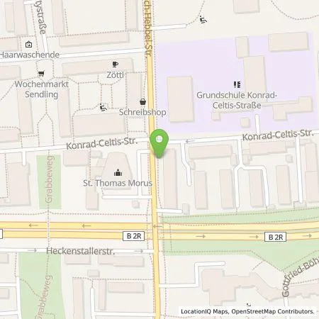 Standortübersicht der Tankstelle SWM Versorgungs GmbH in 81369 München