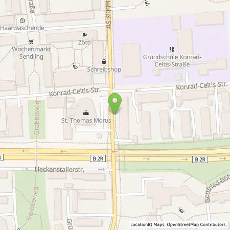 Standortübersicht der Tankstelle SWM Versorgungs GmbH in 81369 München