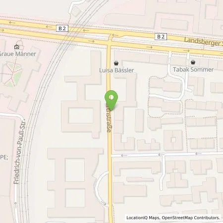 Standortübersicht der Tankstelle SWM Versorgungs GmbH in 80339 München