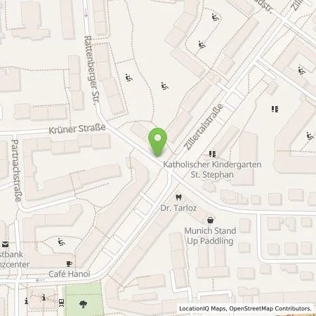 Standortübersicht der Tankstelle SWM Versorgungs GmbH in 81373 München