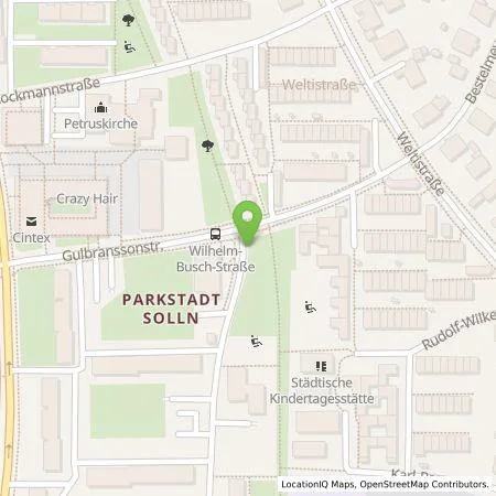 Standortübersicht der Tankstelle SWM Versorgungs GmbH in 81477 München