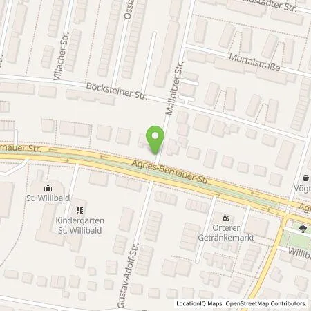 Standortübersicht der Tankstelle SWM Versorgungs GmbH in 80687 München