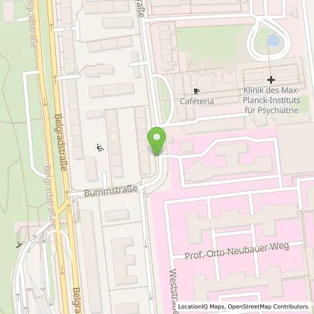 Standortübersicht der Tankstelle SWM Versorgungs GmbH in 80804 München