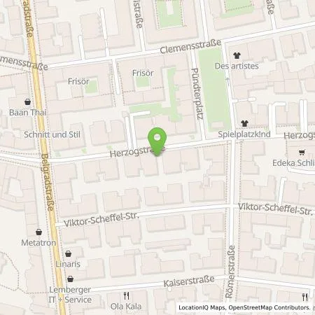 Standortübersicht der Tankstelle SWM Versorgungs GmbH in 80803 München