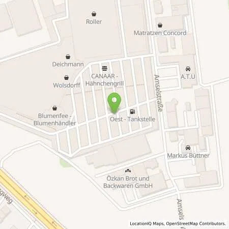 Standortübersicht der Tankstelle EnBW mobility+ AG und Co.KG in 68307 Mannheim