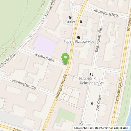 Standortübersicht der Tankstelle SWM Versorgungs GmbH in 80538 München