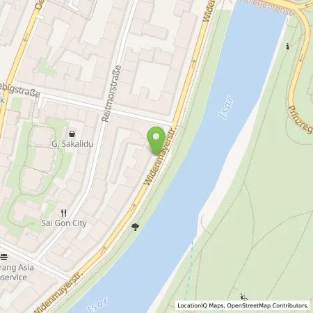 Standortübersicht der Tankstelle SWM Versorgungs GmbH in 80538 München