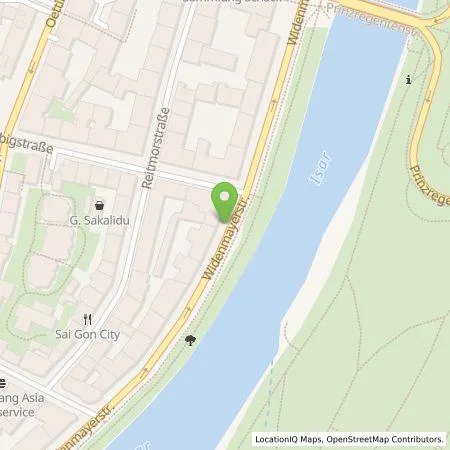 Standortübersicht der Tankstelle SWM Versorgungs GmbH in 80538 München