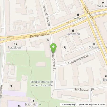 Standortübersicht der Tankstelle SWM Versorgungs GmbH in 81675 München