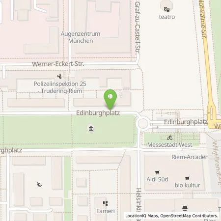 Standortübersicht der Tankstelle SWM Versorgungs GmbH in 81829 München