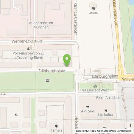 Standortübersicht der Tankstelle SWM Versorgungs GmbH in 81829 München