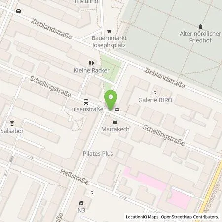 Standortübersicht der Tankstelle SWM Versorgungs GmbH in 80798 München