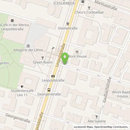 Standortübersicht der Tankstelle SWM Versorgungs GmbH in 80802 München