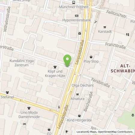 Standortübersicht der Tankstelle SWM Versorgungs GmbH in 80802 München