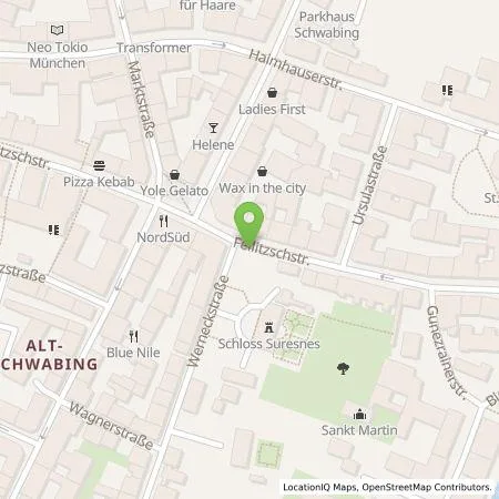 Standortübersicht der Tankstelle SWM Versorgungs GmbH in 80802 München