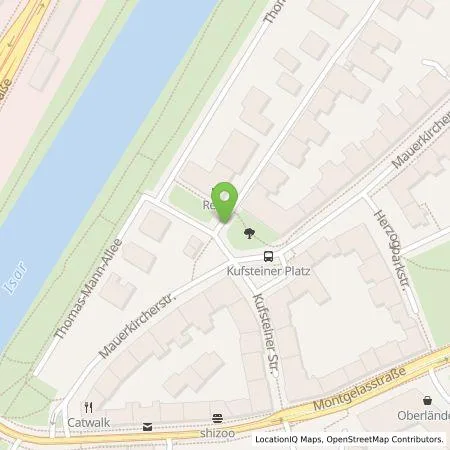 Standortübersicht der Tankstelle SWM Versorgungs GmbH in 81679 München