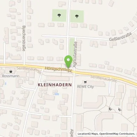 Standortübersicht der Tankstelle SWM Versorgungs GmbH in 80689 München