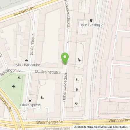 Standortübersicht der Tankstelle SWM Versorgungs GmbH in 81541 München