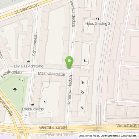 Standortübersicht der Tankstelle SWM Versorgungs GmbH in 81541 München