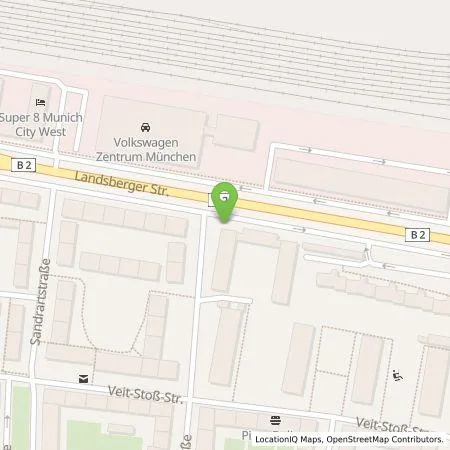 Standortübersicht der Tankstelle SWM Versorgungs GmbH in 80331 München