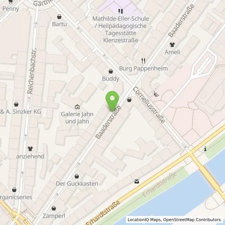 Standortübersicht der Tankstelle SWM Versorgungs GmbH in 80469 München