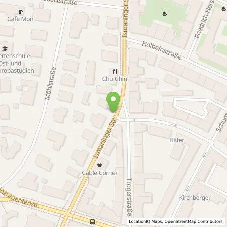 Standortübersicht der Tankstelle SWM Versorgungs GmbH in 81675 München