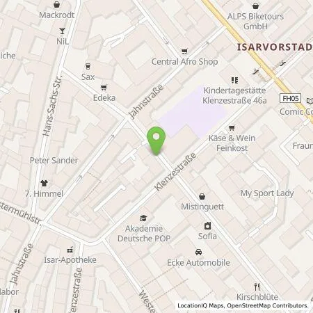 Standortübersicht der Tankstelle SWM Versorgungs GmbH in 80469 München