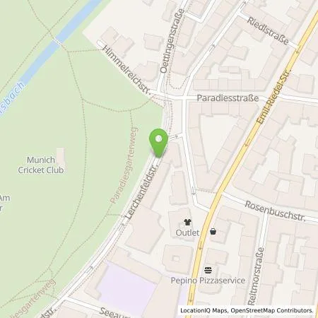 Standortübersicht der Tankstelle SWM Versorgungs GmbH in 80538 München