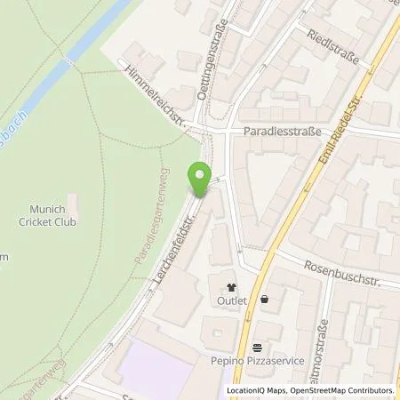 Standortübersicht der Tankstelle SWM Versorgungs GmbH in 80538 München