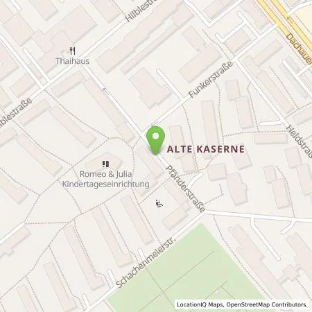 Standortübersicht der Tankstelle SWM Versorgungs GmbH in 80636 München