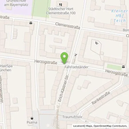 Standortübersicht der Tankstelle SWM Versorgungs GmbH in 80796 München