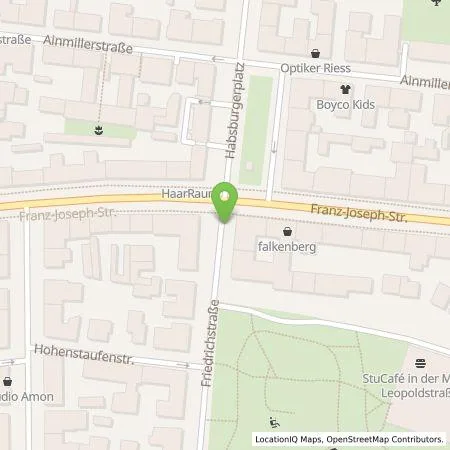 Standortübersicht der Tankstelle SWM Versorgungs GmbH in 80801 München