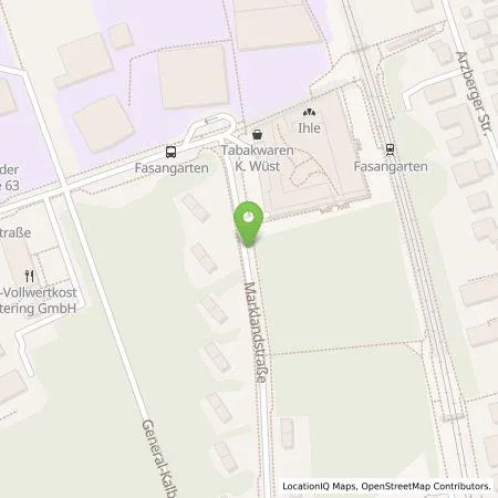 Standortübersicht der Tankstelle SWM Versorgungs GmbH in 81549 München