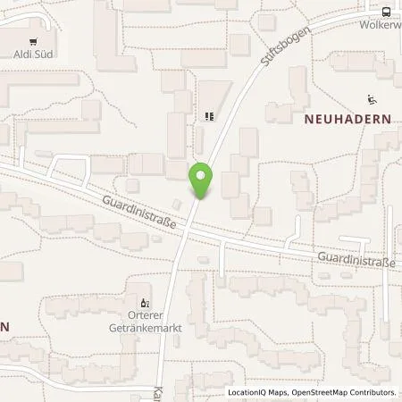 Standortübersicht der Tankstelle SWM Versorgungs GmbH in 81375 München