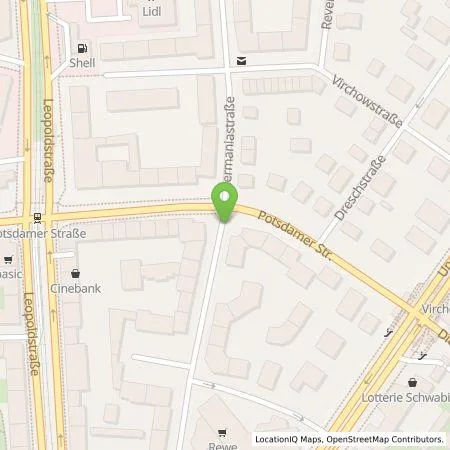 Standortübersicht der Tankstelle SWM Versorgungs GmbH in 80802 München