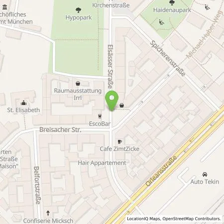 Standortübersicht der Tankstelle SWM Versorgungs GmbH in 81667 München