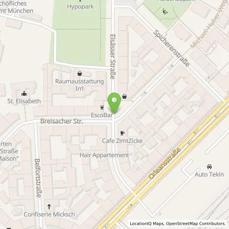 Standortübersicht der Tankstelle SWM Versorgungs GmbH in 81667 München