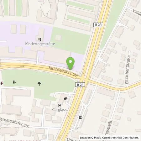 Standortübersicht der Tankstelle SWM Versorgungs GmbH in 81543 München