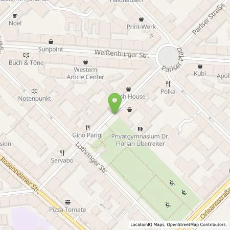 Standortübersicht der Tankstelle SWM Versorgungs GmbH in 81671 München