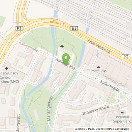 Standortübersicht der Tankstelle SWM Versorgungs GmbH in 81549 München