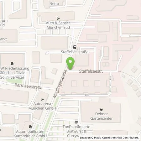 Standortübersicht der Tankstelle SWM Versorgungs GmbH in 80804 München