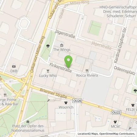 Standortübersicht der Tankstelle SWM Versorgungs GmbH in 80333 München