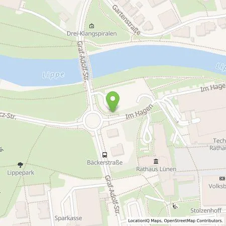 Standortübersicht der Tankstelle Stadtwerke Lünen Infrastrukturbau GmbH in 44534 Lünen
