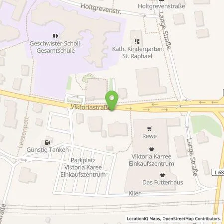 Standortübersicht der Tankstelle Stadtwerke Lünen Infrastrukturbau GmbH in 44532 Lünen