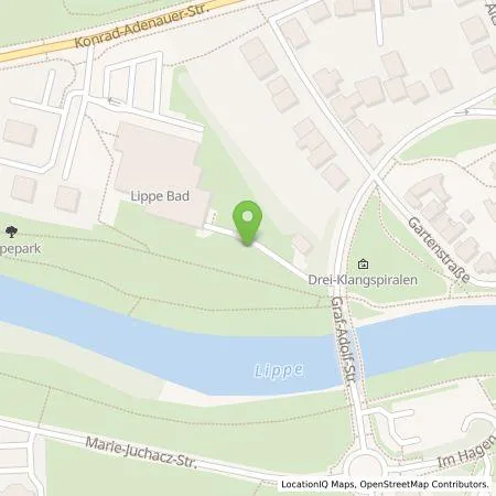 Standortübersicht der Tankstelle Stadtwerke Lünen Infrastrukturbau GmbH in 44534 Lünen