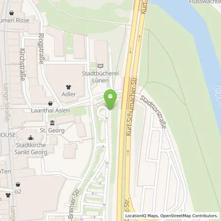 Standortübersicht der Tankstelle Stadtwerke Lünen Infrastrukturbau GmbH in 44532 Lünen