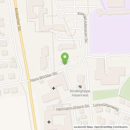 Standortübersicht der Tankstelle Stadtwerke Neustadt an der Aisch GmbH in 91413 Neustadt a. d. Aisch